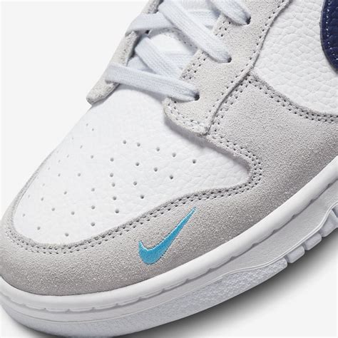 nike dunk low mini swoosh blue|nike dunk color shoes.